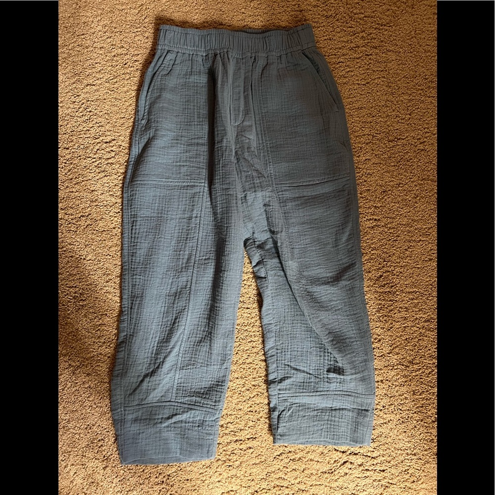 Madewell lightspun pull on balloon pants with pockets